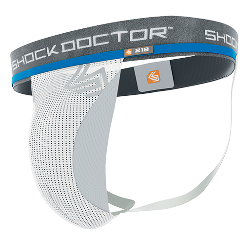 Shock Doctor Big Boys' Core Supporter with Cup Pocket - White